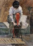 unknow artist the red stocking oil painting reproduction